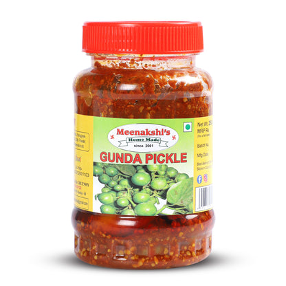 MEENAKSHI'S Homemade GUNDA Pickle I 100% Natural I Indian Taste I Hygienically Packed I 250 g