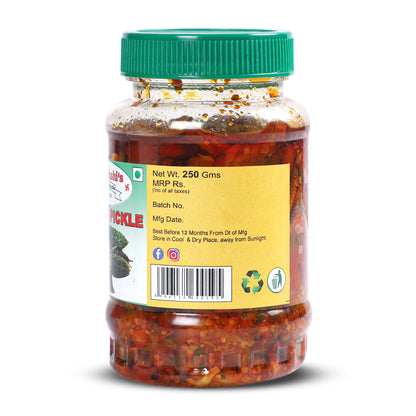MEENAKSHI'S Homemade KARELA Pickle I 100% Natural I Indian Taste I Hygienically Packed I 250 g