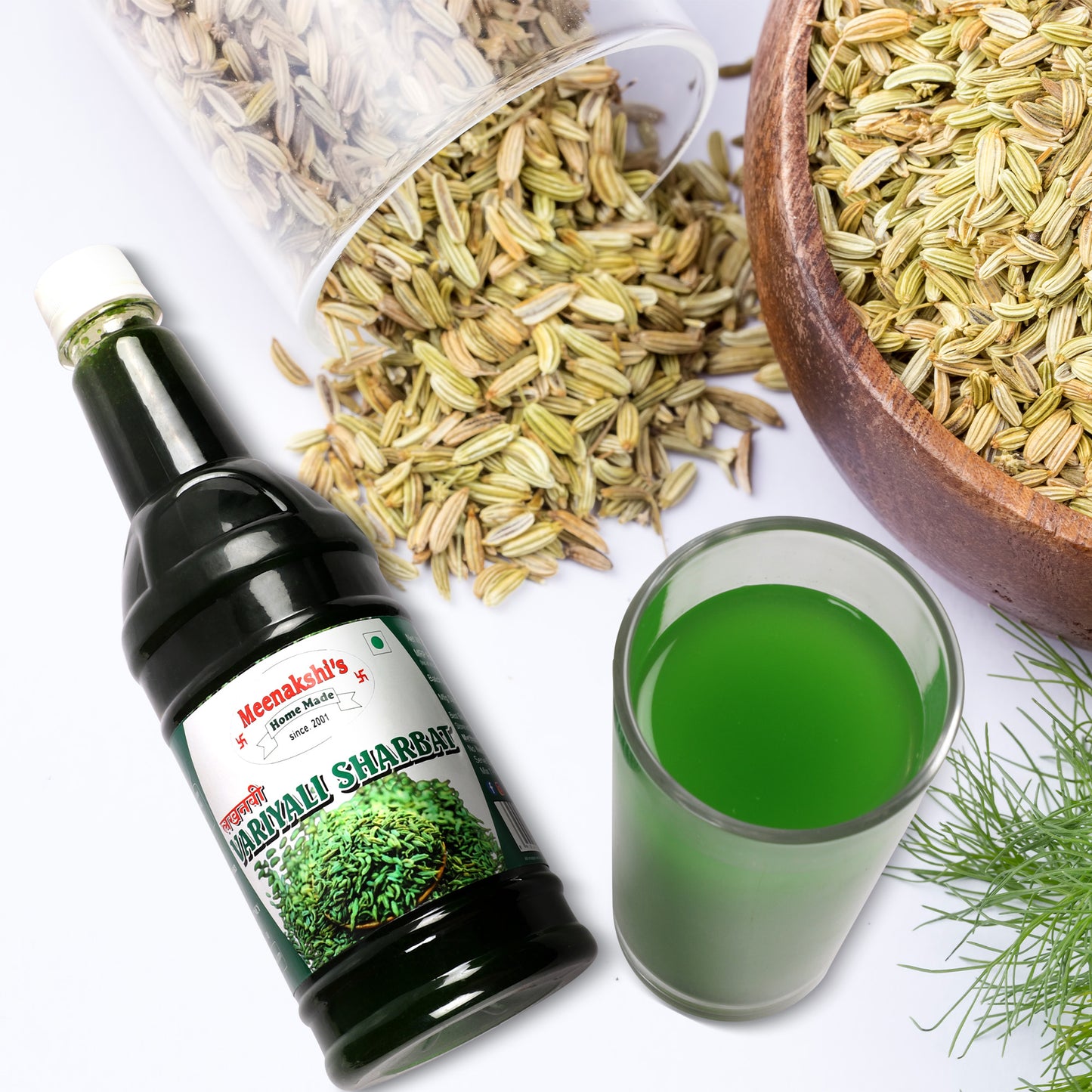 MEENAKSHI'S Homemade VYARIYALI SYRUP I 100% Natural I Hygienically Packed I 750ml