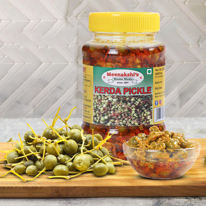 MEENAKSHI'S Homemade KERDA Pickle I 100% Natural I Indian Taste I Hygienically Packed I 200 g