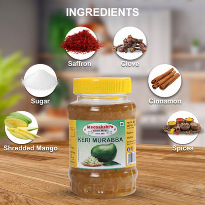 MEENAKSHI'S Homemade KERI MURABBA Pickle I 100% Natural I Indian Taste I Hygienically Packed I 250 g